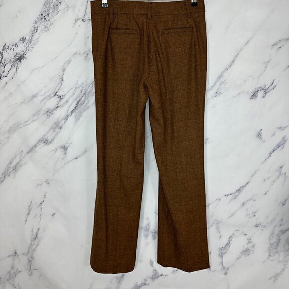 Etro | Brown Wool Blend Pants | IT 42 (US 8) - Picture 5 of 7